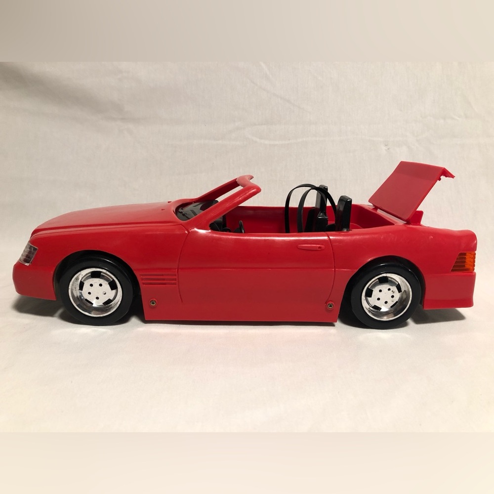 1992 Meritus Barbie sized Red Convertible with Sounds and Lights.